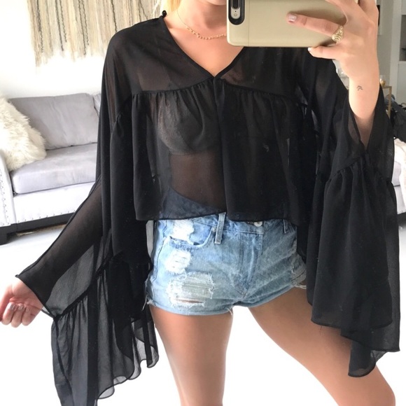 Nasty gal black top - Picture 1 of 3